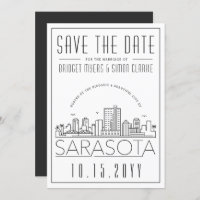 Boda de Sarasota | Estilizado Skyline Guardar la f