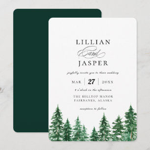 Invitación Boda de selva acuática rusa