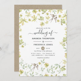 Invitación Boda de selva acuática rusa