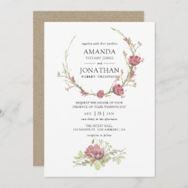 Invitación Boda de selva acuática rusa