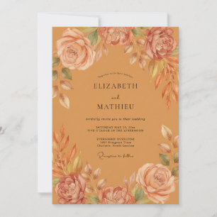 Invitación Boda de Sienna Ranunculus Eucalipto