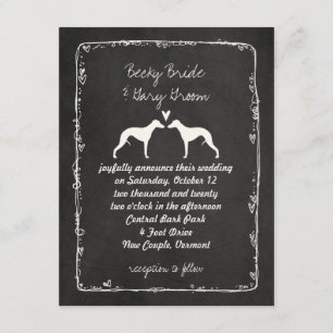 Invitación Boda de Silhouettes con marioneta