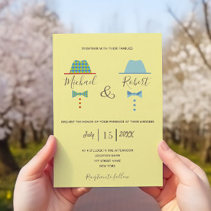 Invitación Boda de Sr y Sr Gay