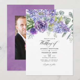 Invitación Boda de Suculentas de Eucalipto Tropical Foto