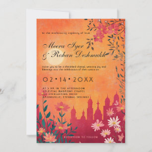 Invitación Boda de Sunset Serenade