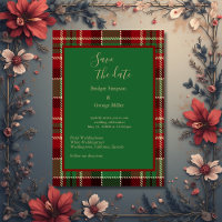 boda de tartán celta negro verde