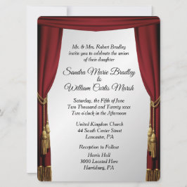 Invitación Boda de tema de película de pantalla plateada