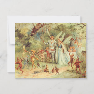 Invitación Boda de Thumbelina y el Príncipe, Cuentos de Hadas