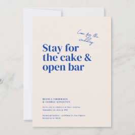 Invitación Boda de tipografía de Belmont