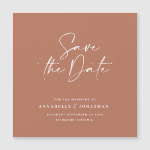 Invitación boda de tipografía escrita a mano moder