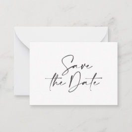 invitación boda de tipografía manuscrita de presup