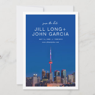Invitación Boda de Toronto Guardar la fecha