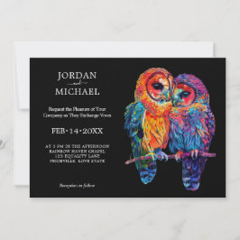 Invitación 🌈 boda de Unidad Eterna horizontal LGBTQ
