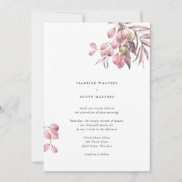 Invitación Boda de uva de color agua