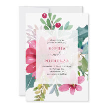 Boda de vacaciones de navidades | Floral brillante