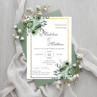 Invitación Boda de vegetación