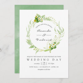 Invitación Boda de vegetación acuática