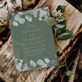 Invitación Boda de vegetación acuática