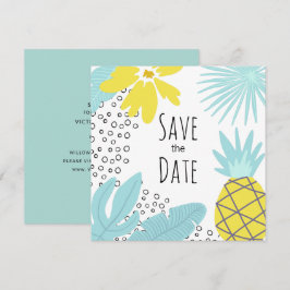 Invitación Boda de verano botánica moderna Save the Date