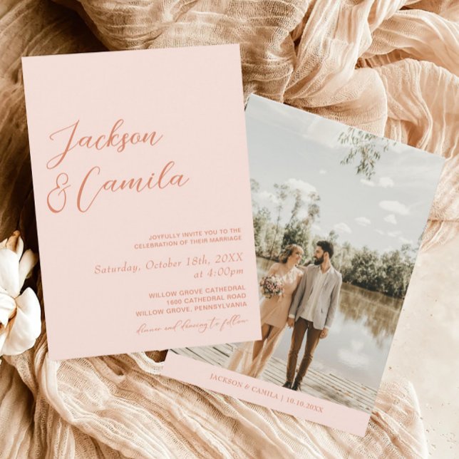 Invitación Boda de verano de atardecer (Subido por el creador)