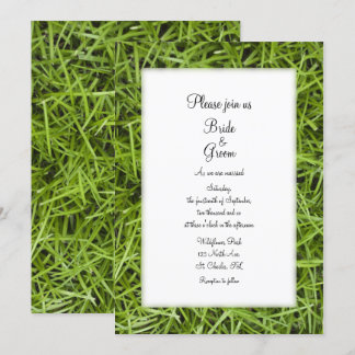 Invitación Boda de verano de Green Grass Backyard
