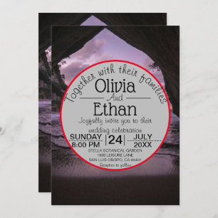 Invitación Boda de verano de la Marina Náutica Romántica