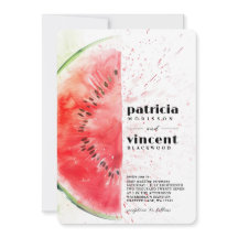 Boda de verano de la sandía