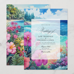 Invitación Boda de verano en la playa