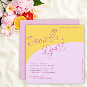 Invitación Boda de verano italiano moderno