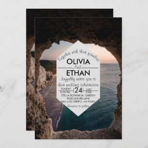 Invitación Boda De Verano Naval Marítimo De Playa