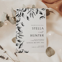 Boda de verde blanco y negro victoriano moderno