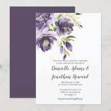 Boda de Verdor de Peonies de Lavanda Púrpura