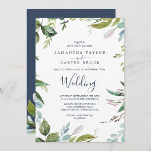 Invitación Boda de Verdor de Verano