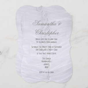 Invitación Boda de vestimenta de las novias blancas tradicion