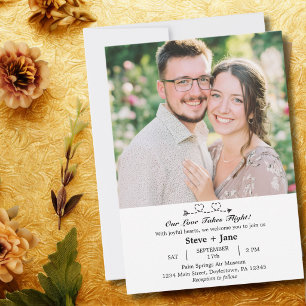 Invitación Boda de Viaje Boho Elegante Romántico Foto Persona