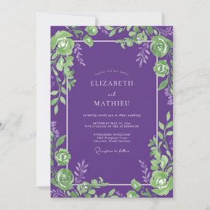 Invitación Boda de Vid de Lima Amatista