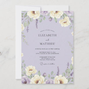 Invitación Boda de Vid de Marfil de Amatista