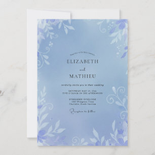 Invitación Boda de Vid de Periwinkle