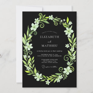 Invitación Boda de Vid Negra y Lima