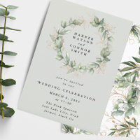 Boda de vidrio del Mar Verde del oro Eucalyptus Wr