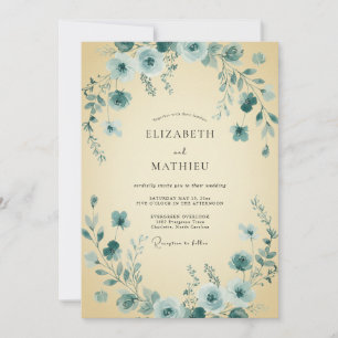 Invitación Boda de Viña de Acero con Mantequilla