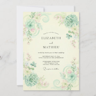Invitación Boda de Viña de Champán con Crema