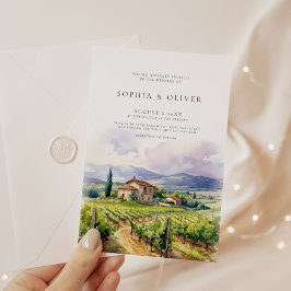 Invitación Boda de viñedos