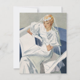 Invitación Boda de Vintage Retro Art Deco Fiesta de ducha de