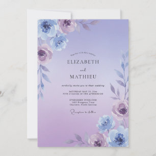 Invitación Boda de Violeta Pintada de Lila
