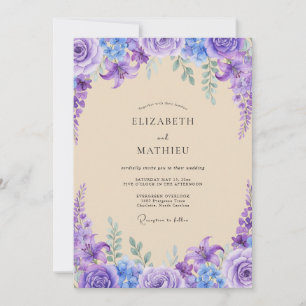 Invitación Boda de Violeta Wisteria