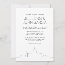 Invitación Boda de Washington DC