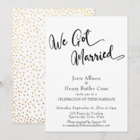 Boda de We Got Married, Confeti dorado