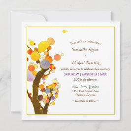 Invitación Boda de Whimsical Tree Art Boho