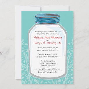 Invitación Boda de Whimsy Mason Jar